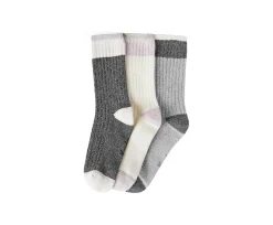 3 Pk Crew Boot Socks