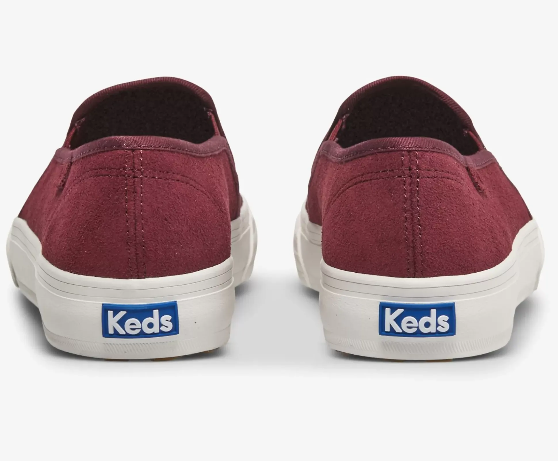 Double Decker Emboss Suede Slip On Sneaker