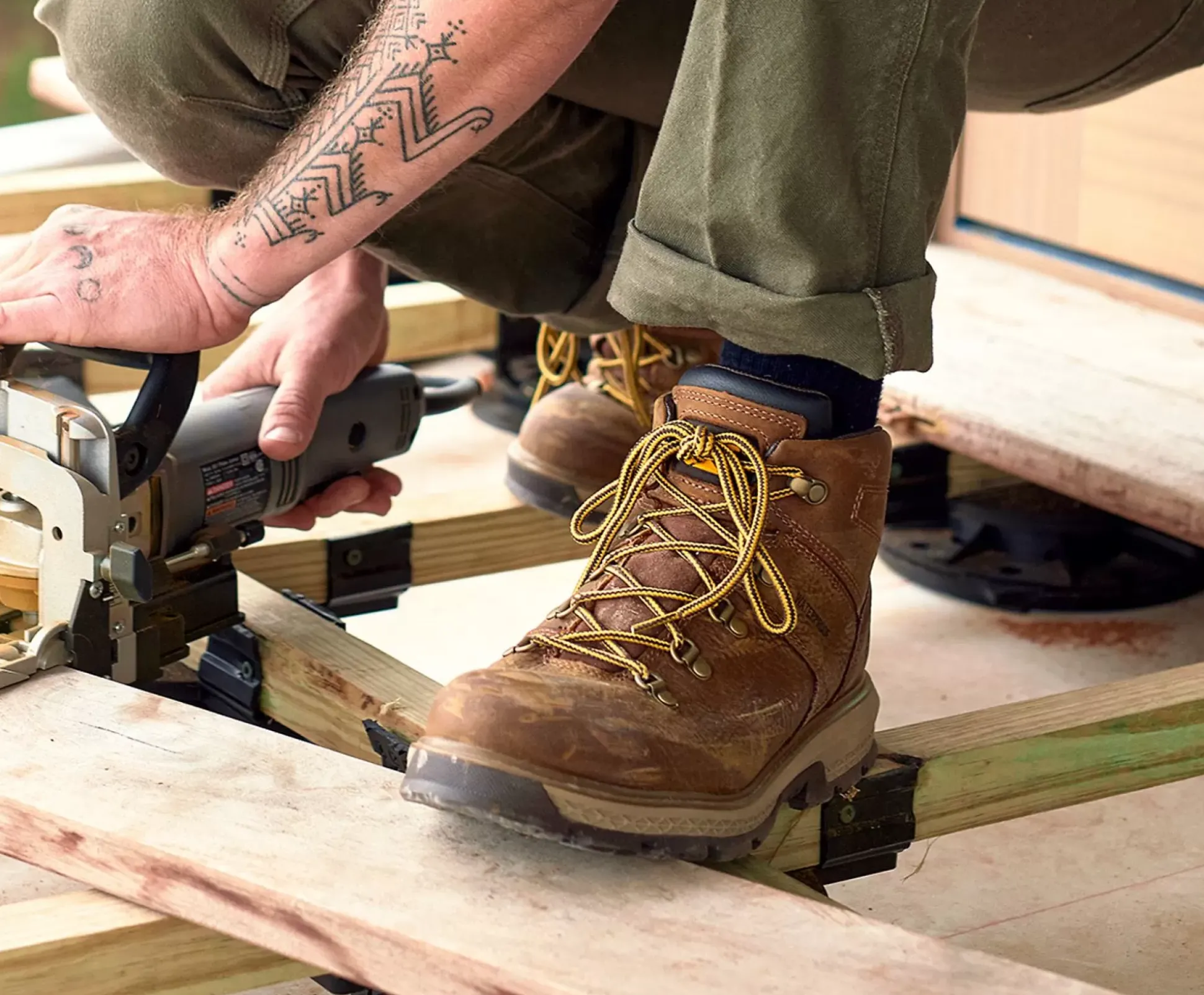 Exposition Hiker Waterproof Alloy Toe Work Boot
