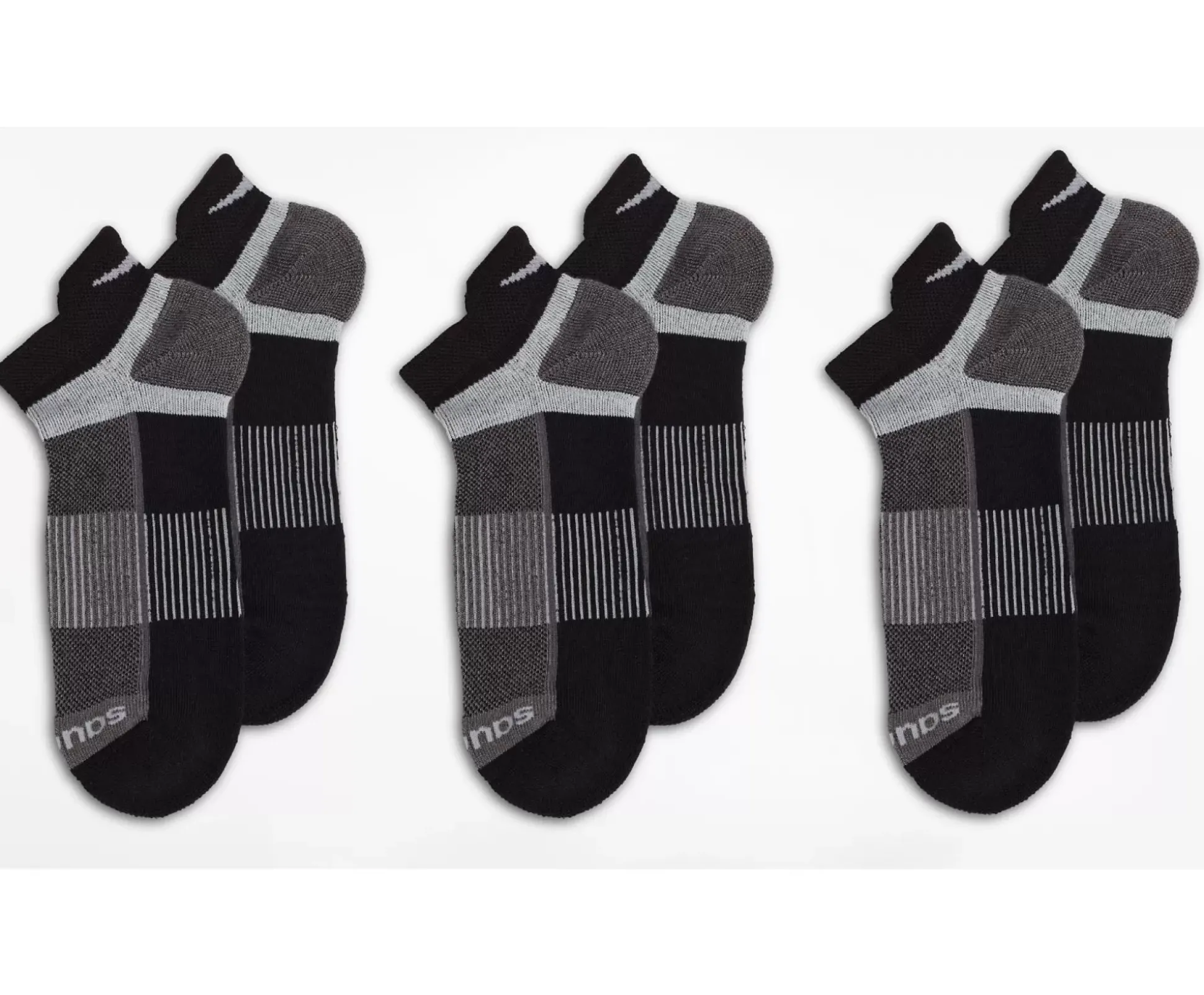 Inferno No Show Tab 3-Pack Socks