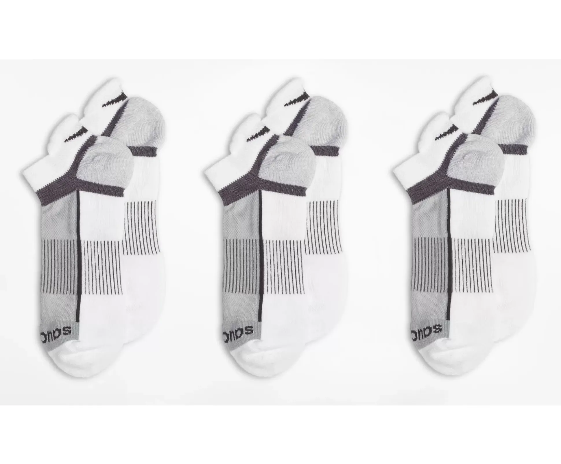 Inferno No Show Tab 3-Pack Socks