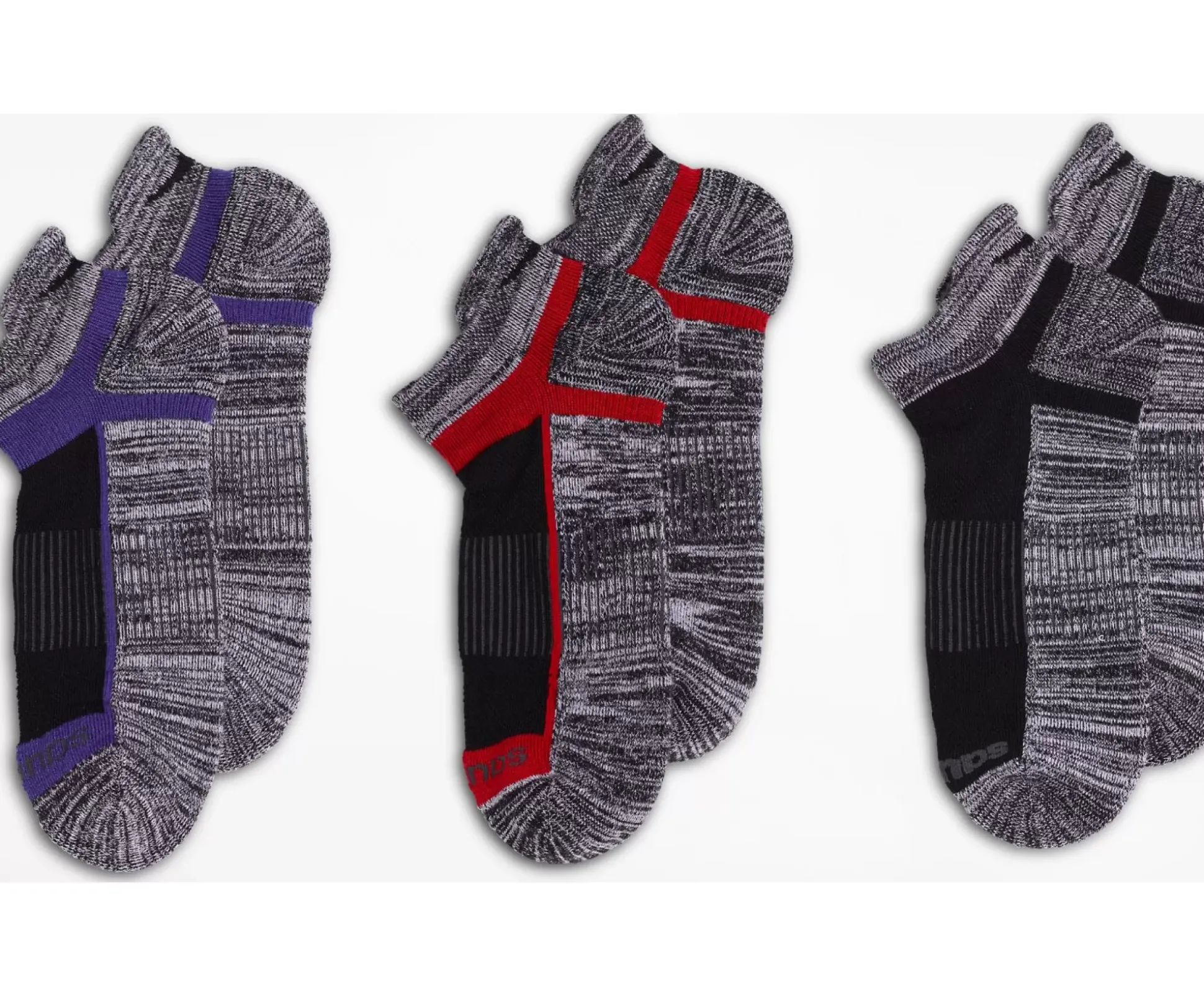 Inferno No Show Tab 3-Pack Socks