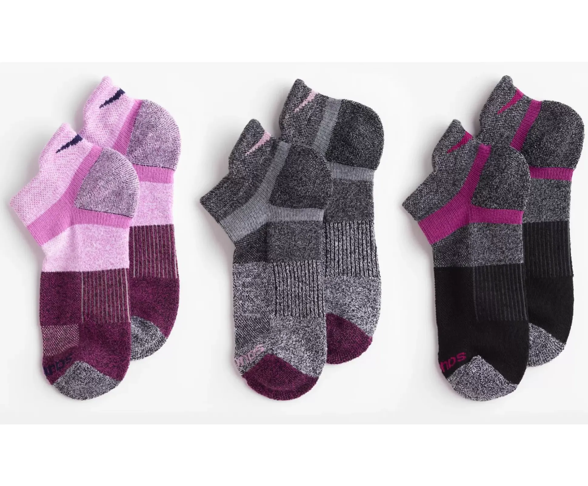 Inferno No Show Tab 3-Pack Socks