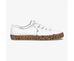 Kickstart Leopard Foxing Slip On Sneaker
