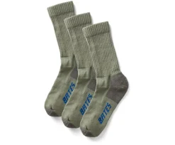 3-Pk Cotton Crew Sock