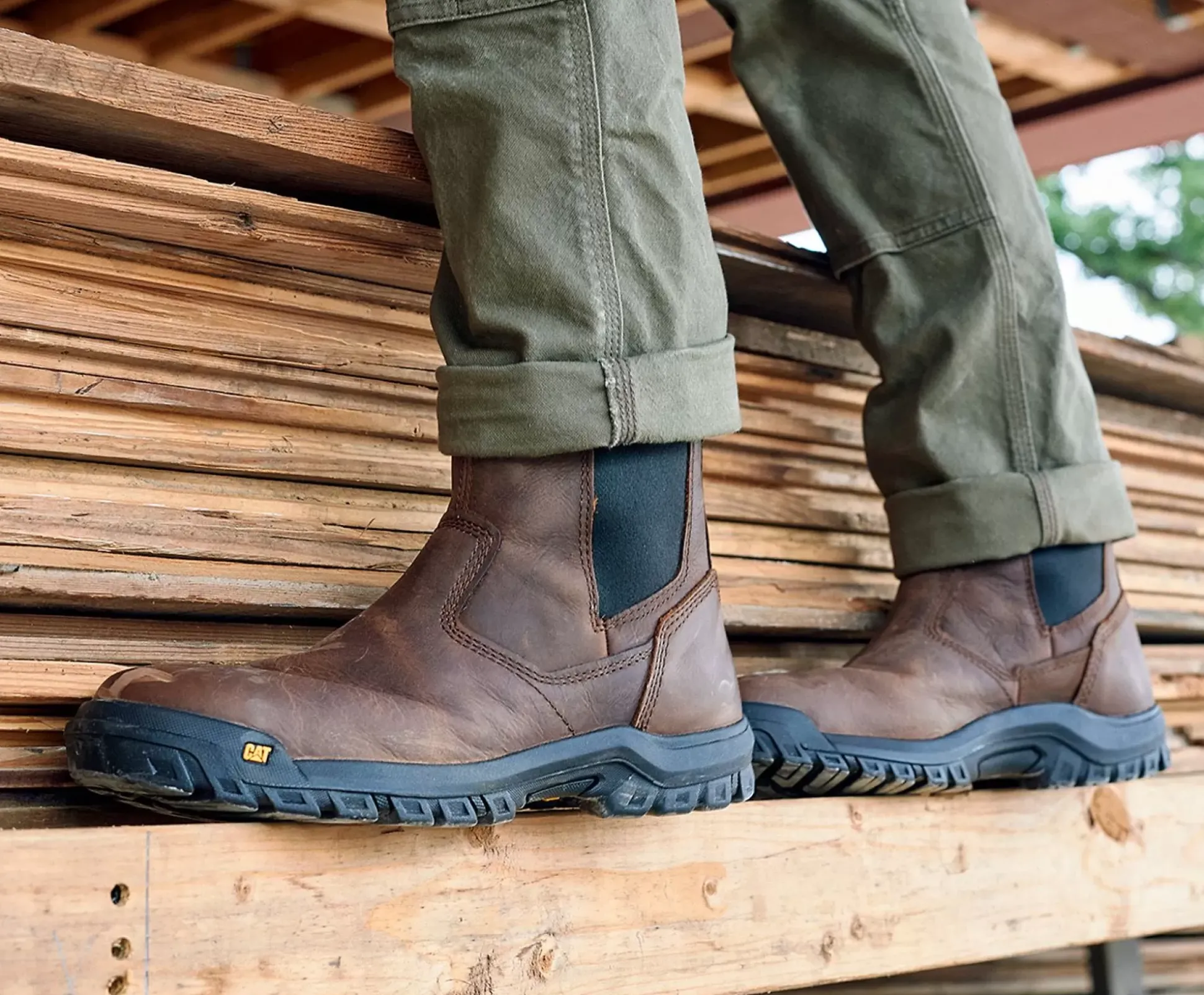 Wheelbase Steel Toe Work Boot